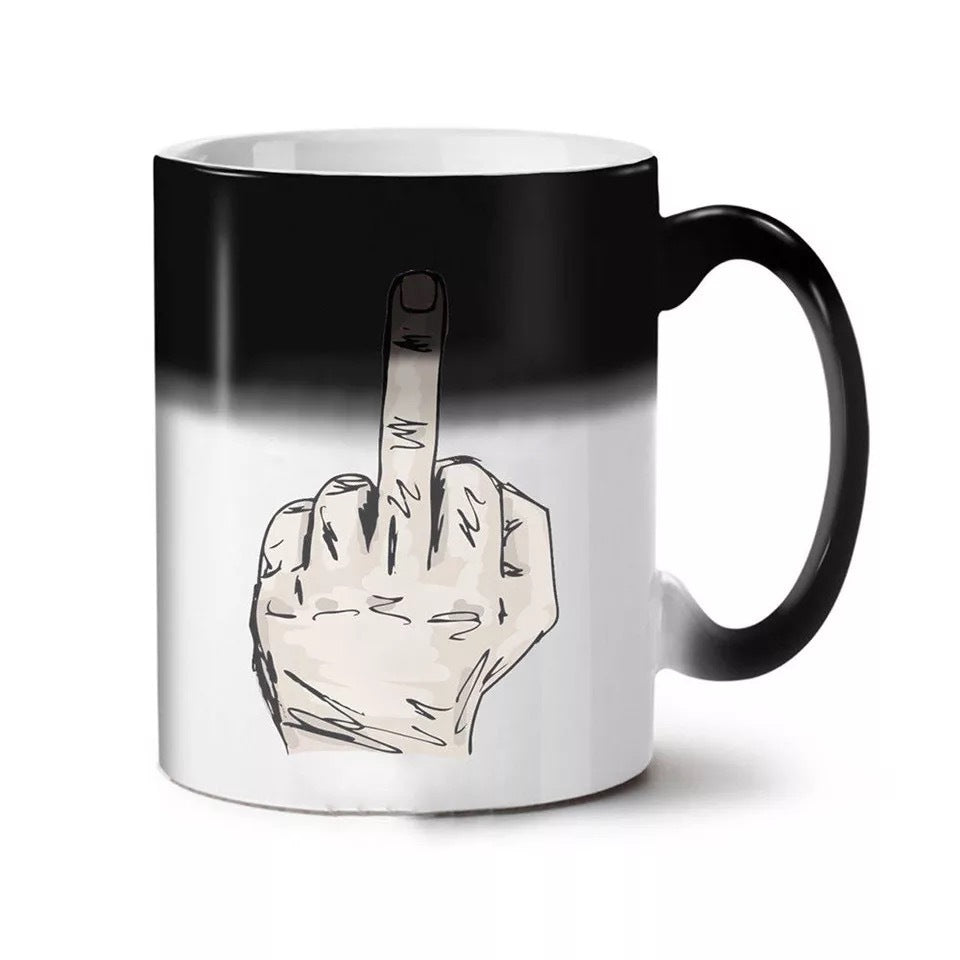 Tasse Thermique Doigt d’Honneur – Mug Céramique